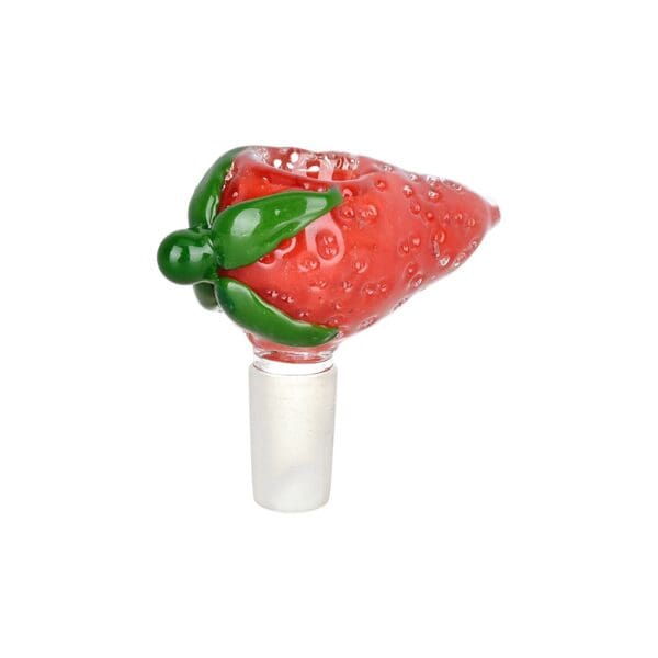 Strawberry Herb Slide - 14mm Male - Image 2