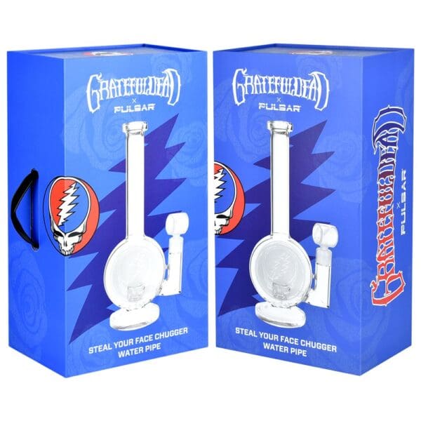 Grateful Dead x Pulsar Round Steal Your Face Water Pipe - 14.5" / 19mm F - Image 5