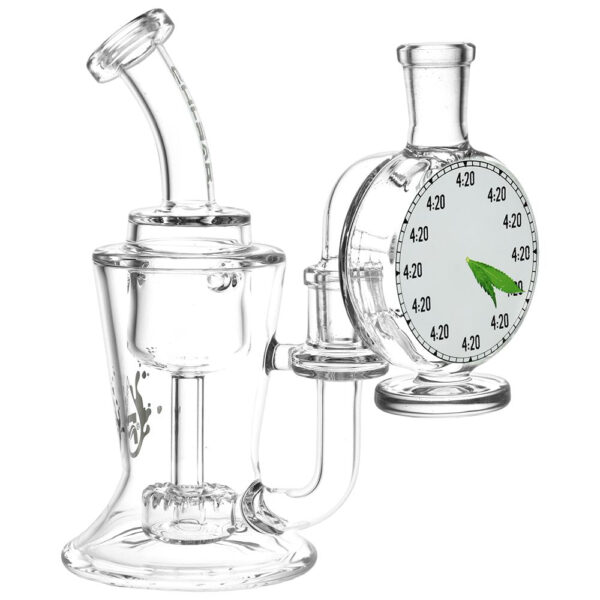 Pulsar 420 Timepiece Glass Ash Catcher - 4" / 14mm M / 90D - Image 3