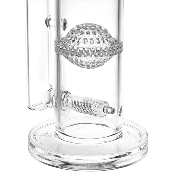 Pulsar Triple Treat Straight Tube Water Pipe - 17" / 19mm F / Clear - Image 3