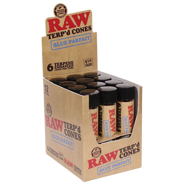 RAW TERP'd Cones | 1 1/4 | 6pc | 12pk Display - Image 2