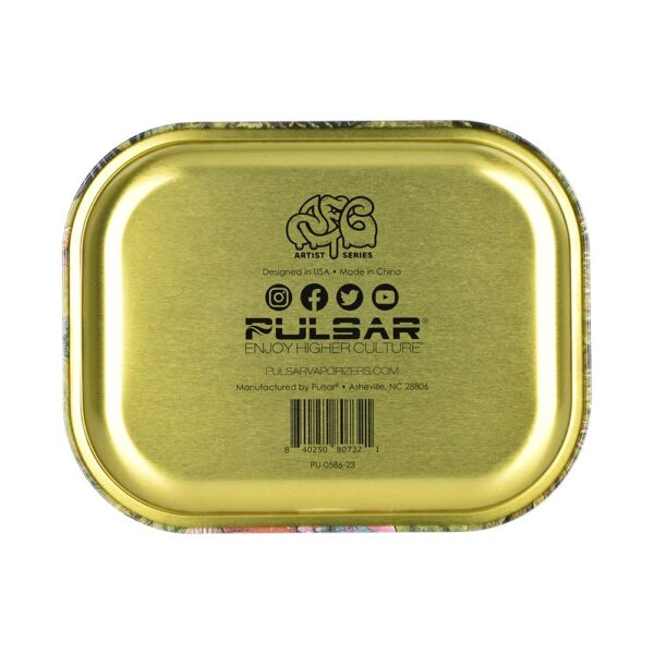 Pulsar Mini Metal Rolling Tray - Remembering How to Listen / 7"x5.5" - Image 2