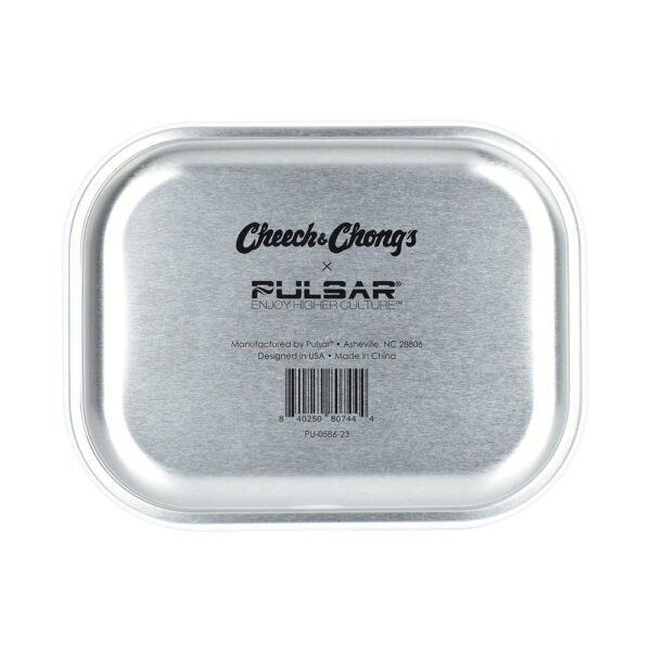 Cheech & Chong x Pulsar Mini Metal Rolling Tray - Responsibility / 7"x5.5" - Image 2