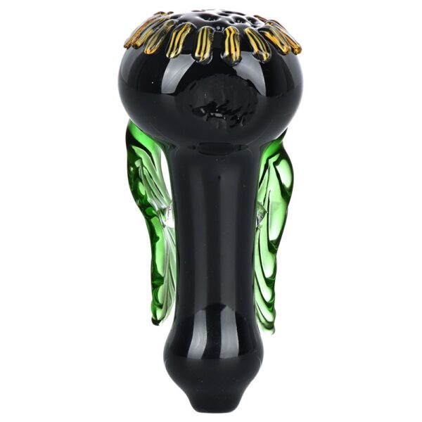 Sunflower Glass Hand Pipe - 4.5" - Image 2