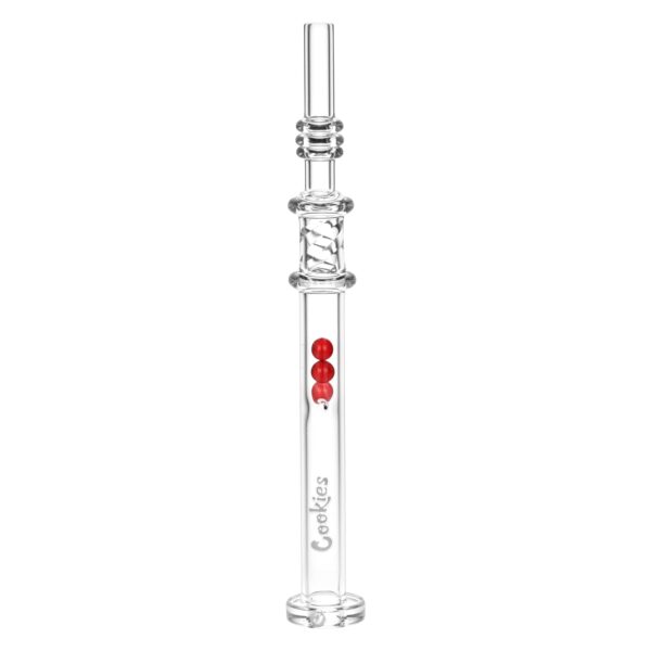 Cookies Honey Twist Glass Dab Straw w/ Integrated Tip - 6.25" / Colors Vary - Image 3