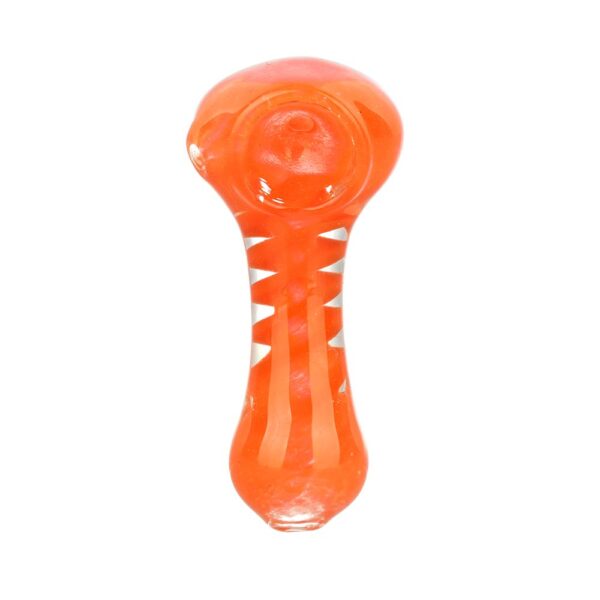 Simple Twist Up Glass Spoon Pipe - 3" / Colors Vary - Image 2