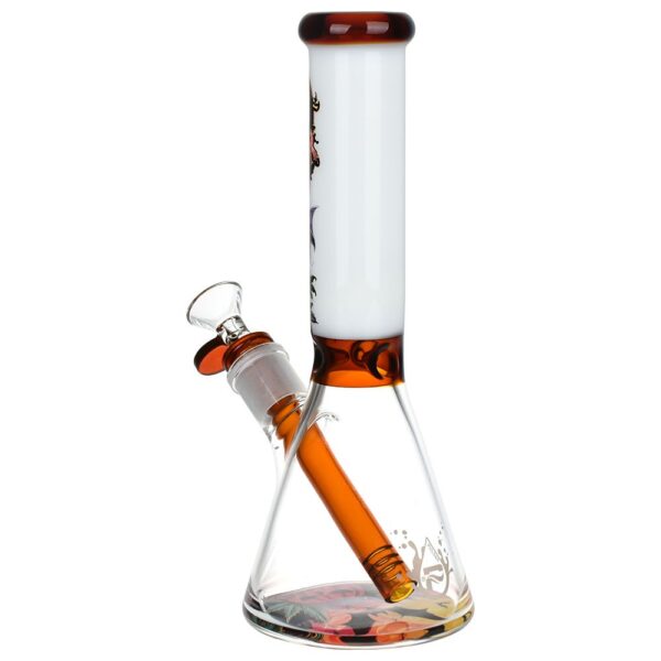 Pulsar Halloween Scene Beaker Glass Water Pipe - 9.5" / 14mm F - Image 2