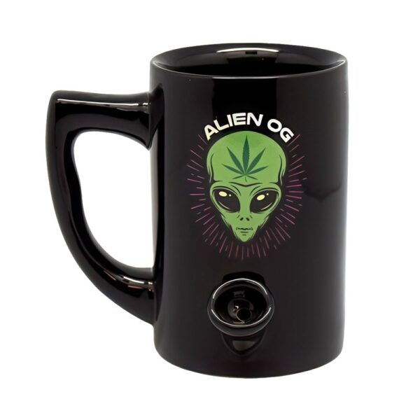 Ceramic Pipe Mug - 8oz / Alien OG