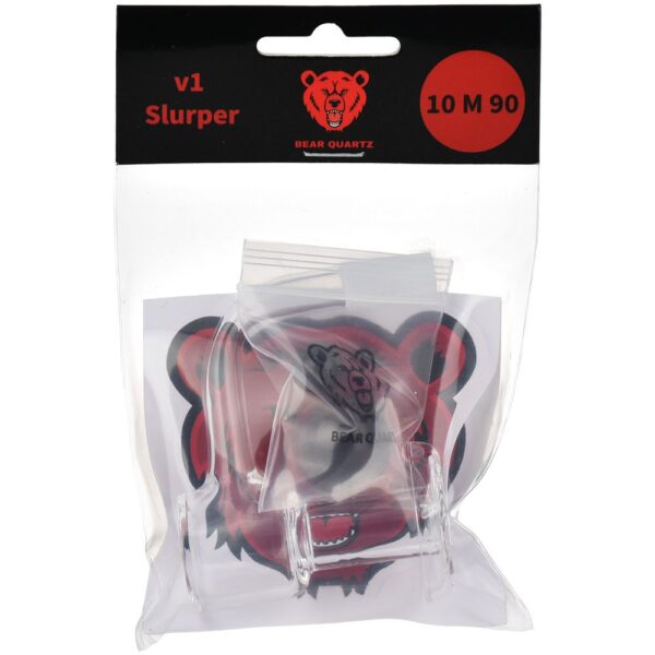 Bear Quartz V1 Slurper Banger Set | 4pc | 90 Degree Bear Quartz V1 Slurper Banger Set | Sticker - Image 5