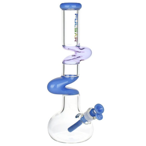 Pulsar Paths Of Joy Glass Water Pipe | 15" | 14mm F - Image 4