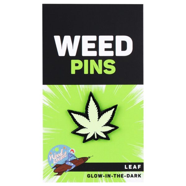 Wood Rocket Hemp Leaf Soft Enamel Lapel Pin - Image 4