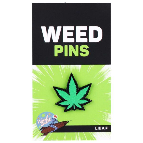 Wood Rocket Hemp Leaf Soft Enamel Lapel Pin - Image 6