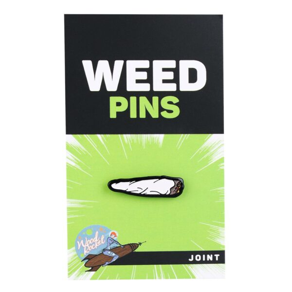 Wood Rocket Soft Enamel Lapel Pin - Joint - Image 2