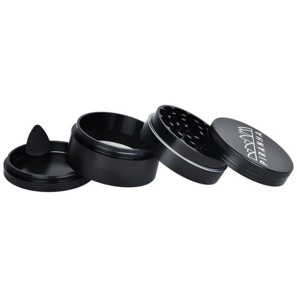 Piranha Pollinator Aluminum Grinder | 4pc | 3.5" - Image 3