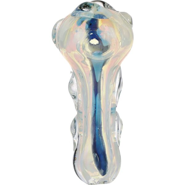 Bumpy Ride on the River Lethe Dichro Stripe Glass Spoon Pipe - 3.75" - Image 2