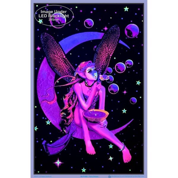 Fairy Dream Black Light Poster - 23"X 35"