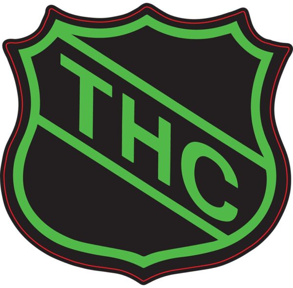 THC Hockey Shield Sticker - 4" x 3.75"