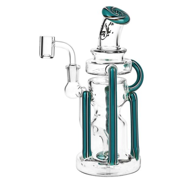 Pulsar Wig Wag Space Station Recycler Glass Dab Rig | 8.5" | 14mm F - Image 3