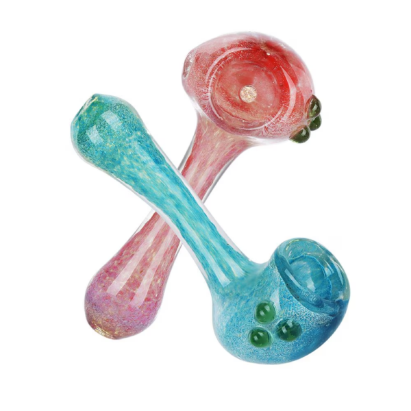 Eloquent Resplendence Glass Spoon Pipe - 3.5" / Colors Vary