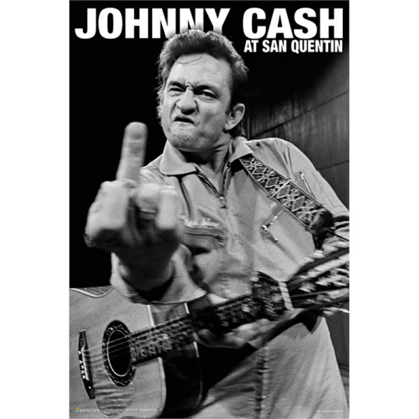 Johnny Cash San Quentin Poster - 24"x 36"