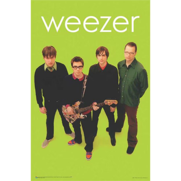 Weezer Green Poster - 24"x 33"