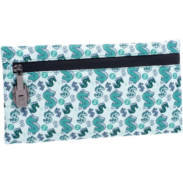 Smell Proof Zippered Fabric Pouch | 11" x 6" - Image 5