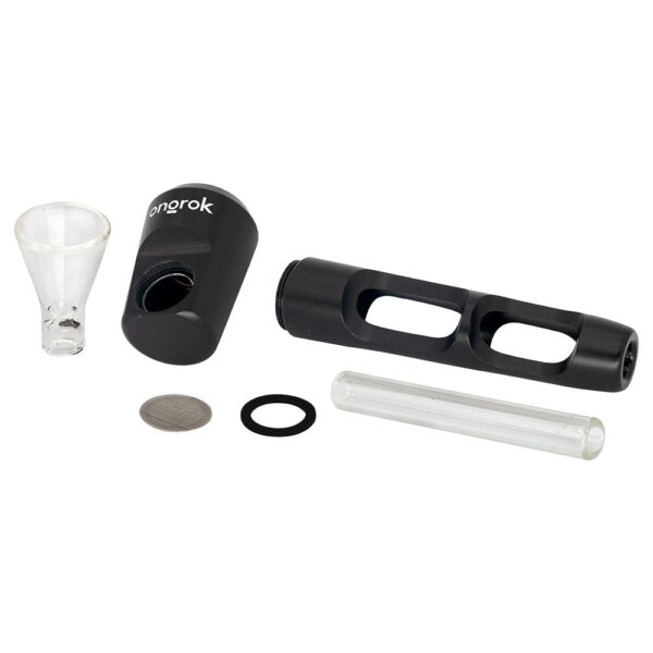 ONGROK Aluminum & Glass Spoon Pipe | 4.25" - Image 7