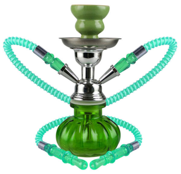 10" Pumpkin 2-Hose Premium Hookah - Image 3