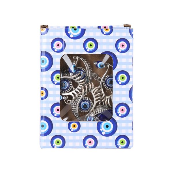 Evil Eye Dream Catcher Hanging Decoration - 10.75" - Image 3