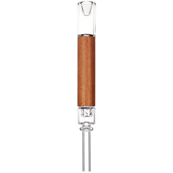 Pulsar Quartz & Rosewood Deco Dab Straw - 5.75" - Image 2