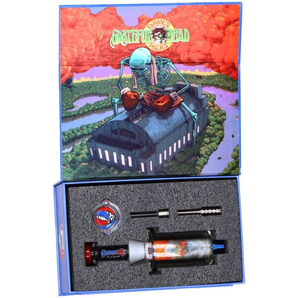 Grateful Dead x Pulsar Inside Print Vapor Vessel & SYF Dab Dish - 9.25" / Boxer - Image 5