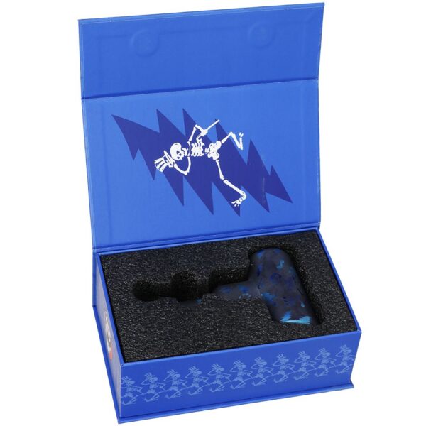 Grateful Dead x Pulsar Ethereal Music Etched Glass Hammer Bubbler - 5" - Image 6