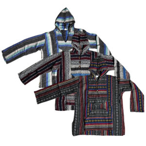 Hippie Cotton Baja Hoodie | Colors Vary