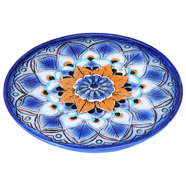 Mandala Round Incense Burner - 4.8" - Image 2
