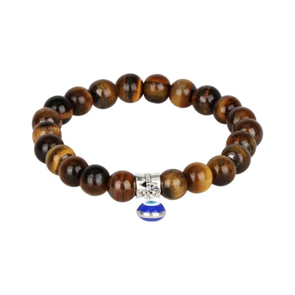 Tiger Eye Pandora Elastic Bracelet - 6" - Image 2