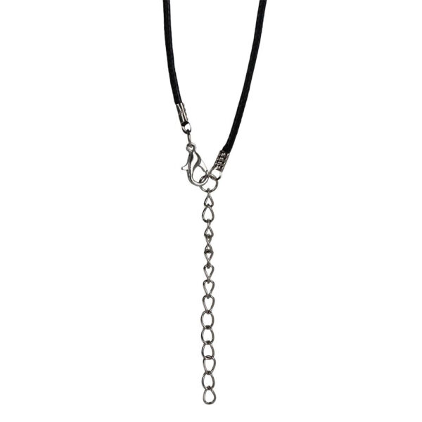 Cat Round Glass Pendant Necklace - 18" / Designs Vary - Image 2