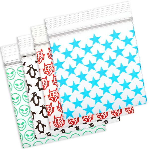 Designer Recloseable Zip Top Plastic Bags | 1000ct Bundle - Image 2