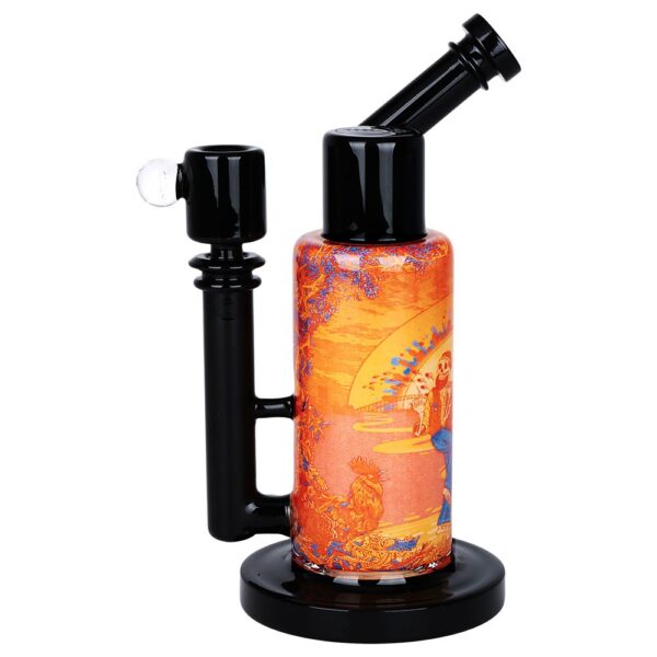 Grateful Dead x Pulsar Inside Print Water Pipe - 8.5" / 14mm F / Sunset Dance - Image 3