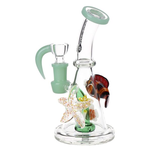 Pulsar Just Keep Swimming Glass Water Pipe - 6.5" / 14mm F - Image 2