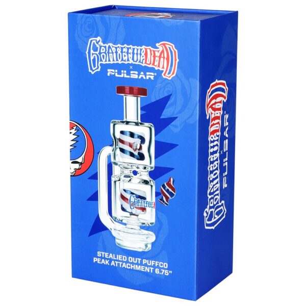 Grateful Dead x Pulsar Stealied Out Attachment Set for Puffco Peak & Peak Pro- 6.75" - Image 7