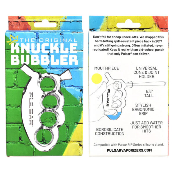 Pulsar Glass Knuckle Bubbler - Image 7