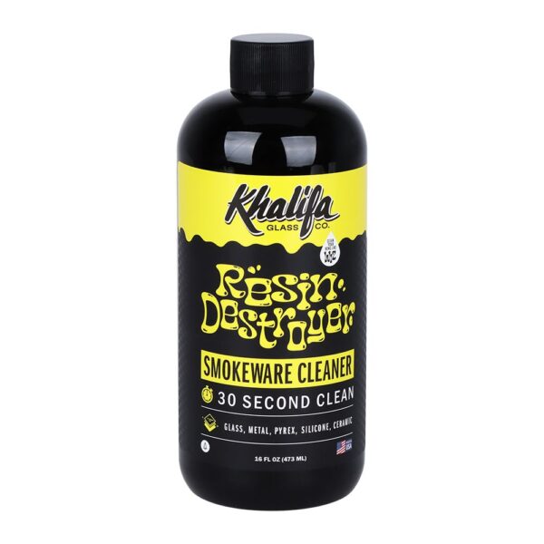 Khalifa Glass Co. Resin Destroyer Smokeware Cleaner - 16oz - Image 2
