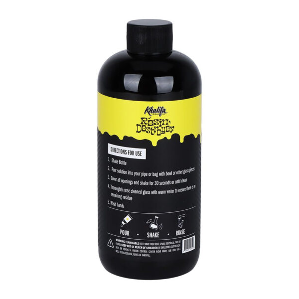 Khalifa Glass Co. Resin Destroyer Smokeware Cleaner - 16oz - Image 3