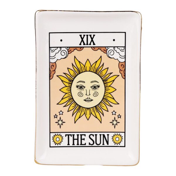 Tarot Card Ceramic Trinket Dish | 6.6"x4.5" - Image 4