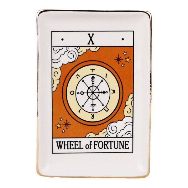Tarot Card Ceramic Trinket Dish | 6.6"x4.5" - Image 5