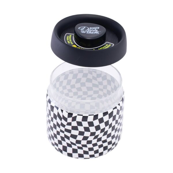 Fujima Dank Tank Vacuum Glass Jar - 4.2" / Checkerboard - Image 2