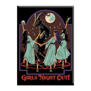 Steven Rhodes Magnet - Girl's Night Out / 2.5" x 3.5"