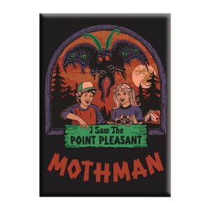 Steven Rhodes Magnet - I Saw The Point Pleasant Mothman / 2.5" x 3.5"