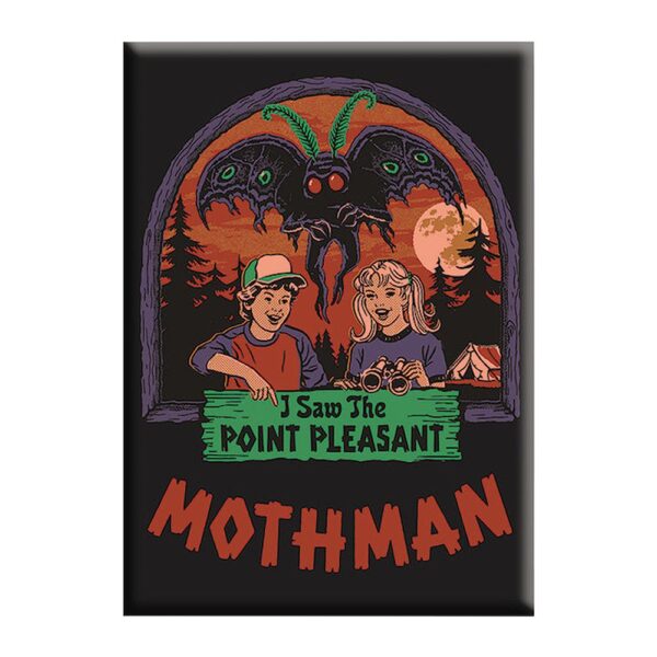 Steven Rhodes Magnet - I Saw The Point Pleasant Mothman / 2.5" x 3.5"
