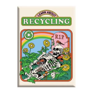 Steven Rhodes Magnet - Learn About Recycling / 2.5" x 3.5"